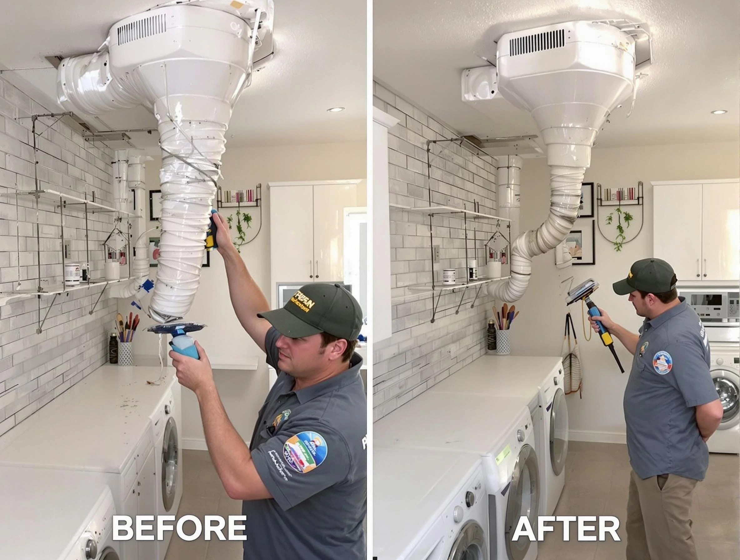 Professional dryer exhaust vent cleaning by Draper Dryer Vent Cleaning in Draper